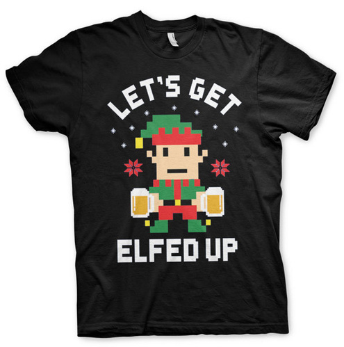 Koszulka męska świąteczna Let's Get Elfed Up