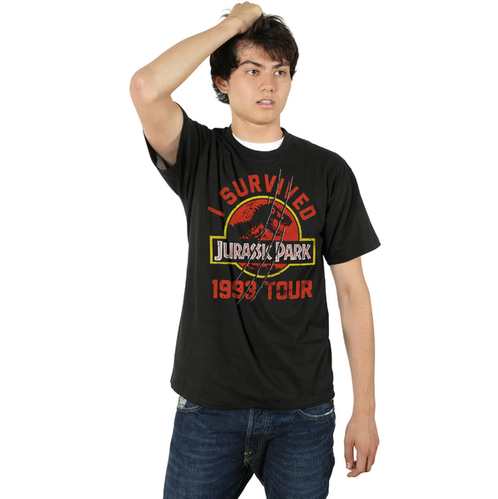 Koszulka męska Jurassic Park - I survived