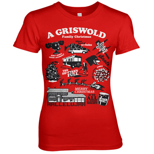 Koszulka damska świąteczna Griswold Family Christmas
