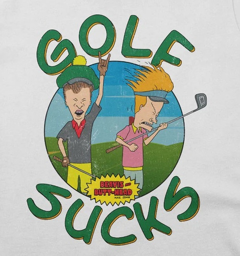 Koszulka damska Beavis and Butt-Head - Golf Sucks