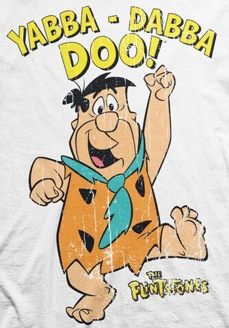 Koszulka męska The Flintstones - Yabba-Dabba-Doo