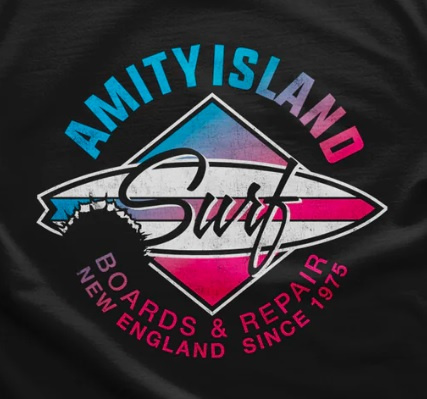 Koszulka męska Jaws - Amity Island Surf Boards & Repair