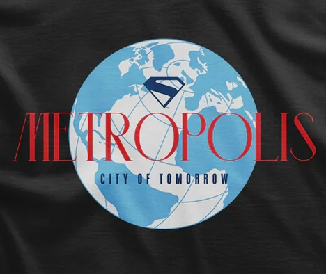 Koszulka męska Superman - Metropolis