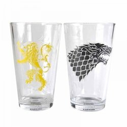 Szklanki Game Of Thrones - Stark & Lannister