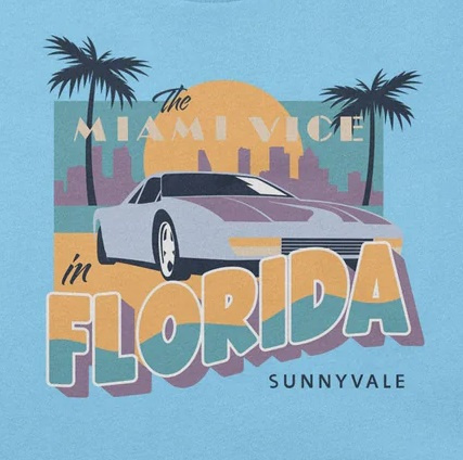 Koszulka damska Miami Vice - Florida