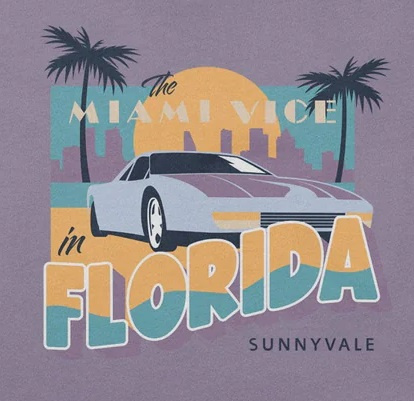 Koszulka damska Miami Vice - Florida