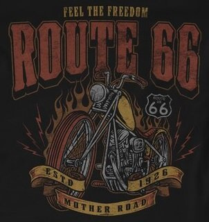 Koszulka męska Route 66 - Chopper