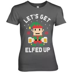 Koszulka damska świąteczna Elfed Up