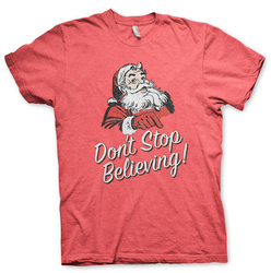 Koszulka męska świąteczna Don't Stop Believing