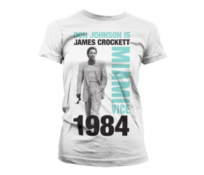 Koszulka damska Miami Vice - Don Johnson Is Crockett