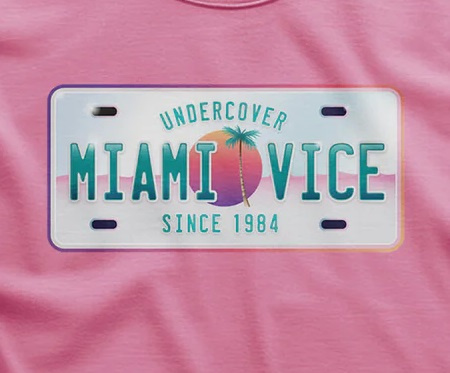 Koszulka damska Miami Vice - Undercover 1984