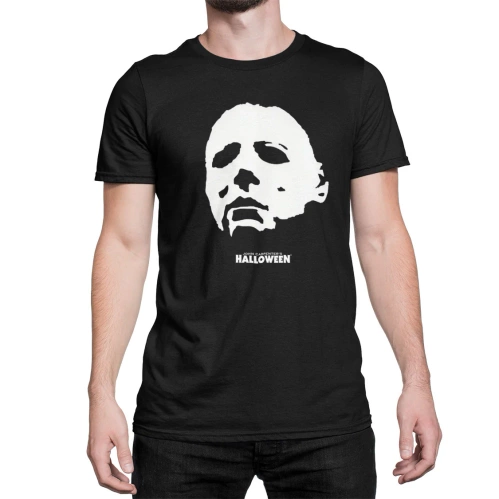 Koszulka męska Halloween - Michael Myers maska