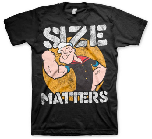 Koszulka męska Marynarz Popeye - Size Matters
