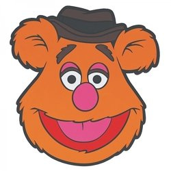 Silikonowa podkładka pod kubek Muppets - Fozzie