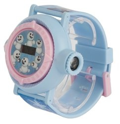 Zegarek na rękę LCD z projektorem Disney - Frozen