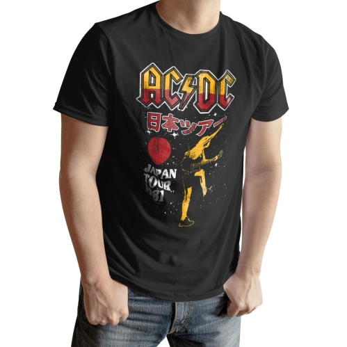 Koszulka męska AC/DC - Japan Tour 1981