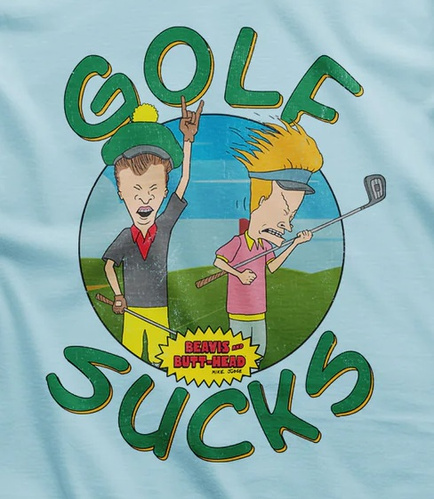 Koszulka męska Beavis and Butt-Head - Golf Sucks