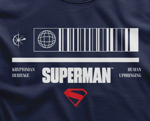 Koszulka męska Superman - Barcode