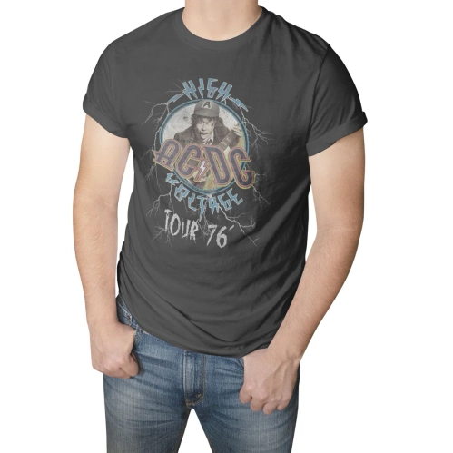 Koszulka męska AC/DC - High Voltage Tour 76