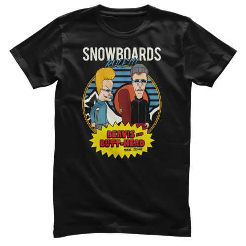 Koszulka męska Beavis and Butt-Head - Snowboards Rule!!!