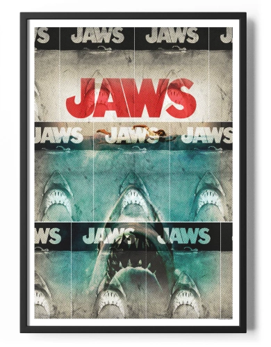 Plakat Jaws Szczęki - Półton