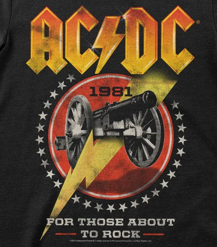 Koszulka męska AC/DC 1981 For Those About To Rock