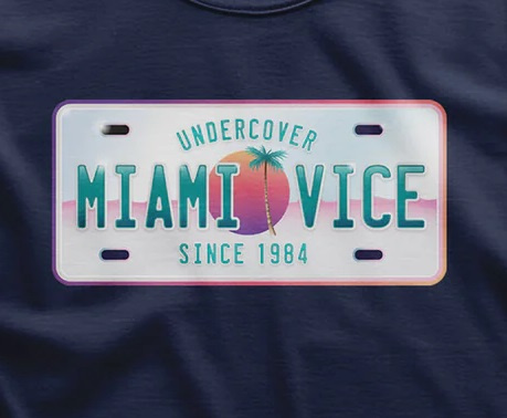Koszulka męska Miami Vice - Undercover 1984