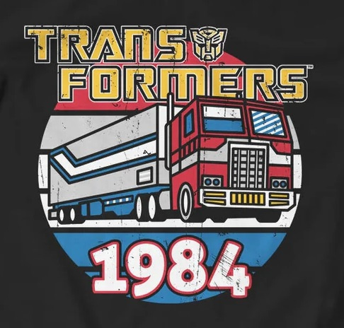 Koszulka męska Transformers - Optimus Prime of 1984