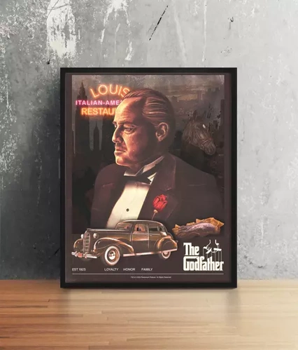 Plakat Godfather - Retro