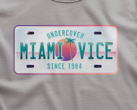 Koszulka męska Miami Vice - Undercover 1984