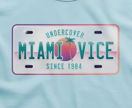 Koszulka męska Miami Vice - Undercover 1984