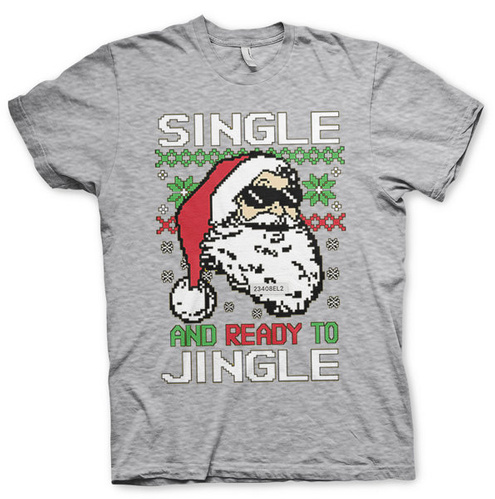 Koszulka męska świąteczna Single And Ready To Jingle