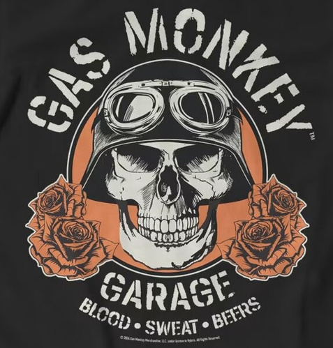 Koszulka męska Gas Monkey Garage - Roses