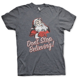 Koszulka męska świąteczna Don't Stop Believing