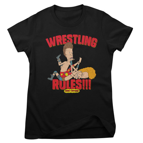 Koszulka damska Beavis and Butt-Head - Wrestling Rules!!!