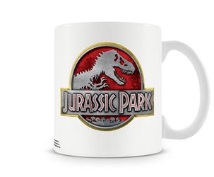 Kubek ceramiczny Jurassic Park - Metallic Logo 330ml
