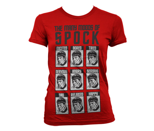 Koszulka damska Star Trek bluzka The Many Moods Of Spock
