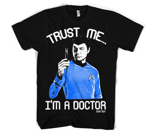 Koszulka męska Star Trek Trust Me - I´m A Doctor T-Shirt