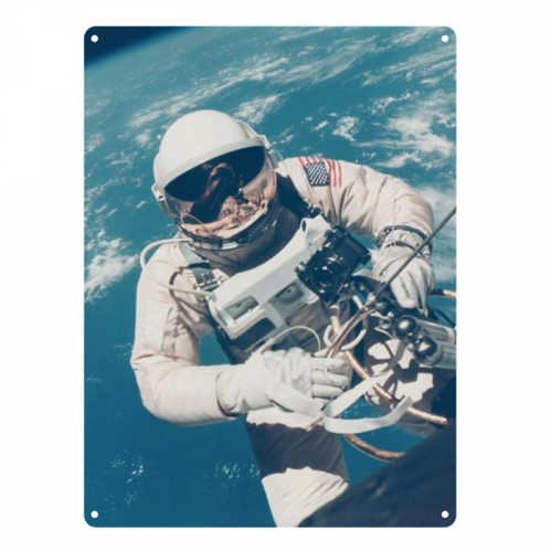 Metalowa tabliczka NASA - Astronauta 42x30 cm